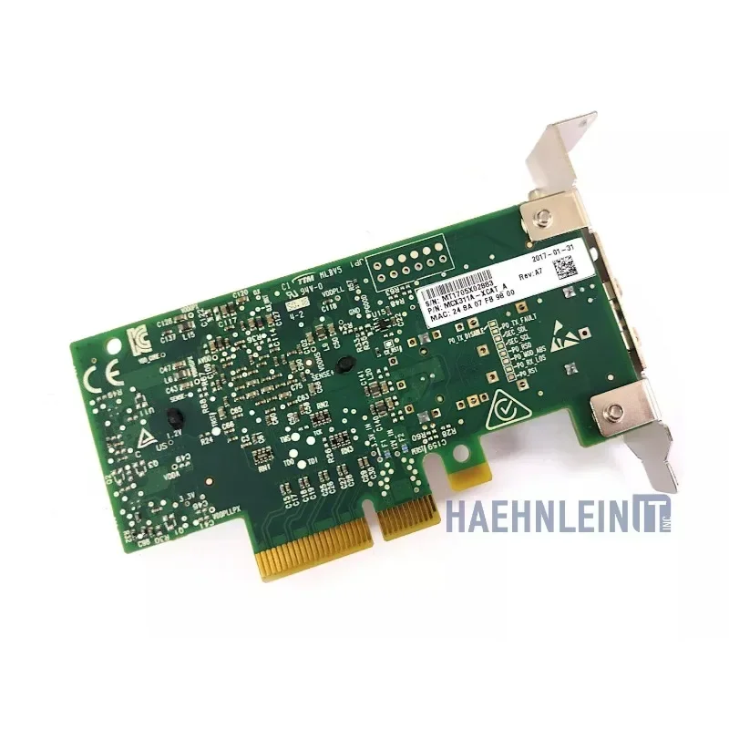 M-ellanox-Placa de rede Ethernet, MCX311A-XCAT, 10GB, PCIe 3.0x4, 10GB, SFP +, CX311A