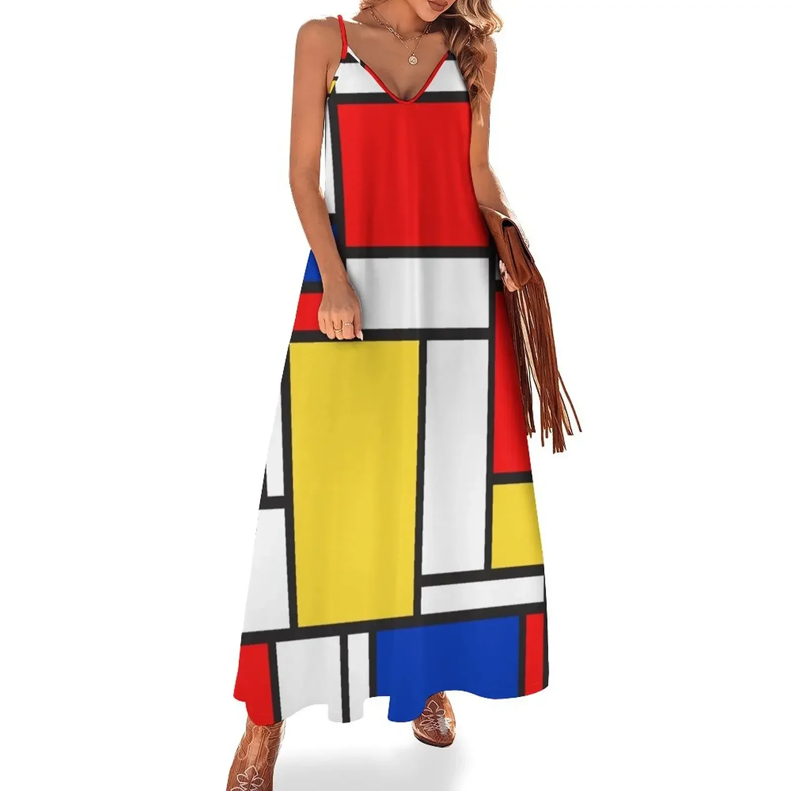 

Pop Art Sleeveless Dress women formal occasion dresses Woman clothing Dress