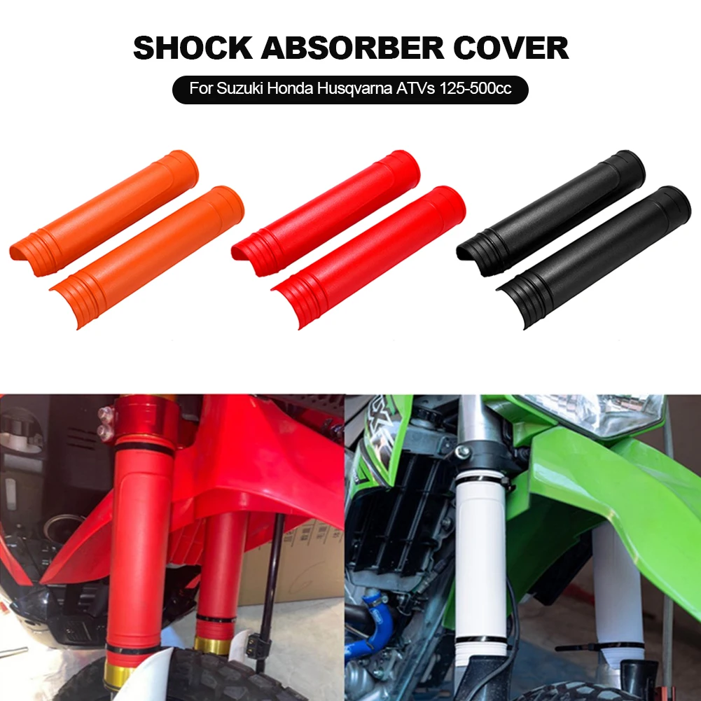 2X Universal Motorcycle Fork Plastic Cover Shock Absorber Guard Protector For KTM SX EXC XCF XCW XCFW XC 125 150 250 350 450 530