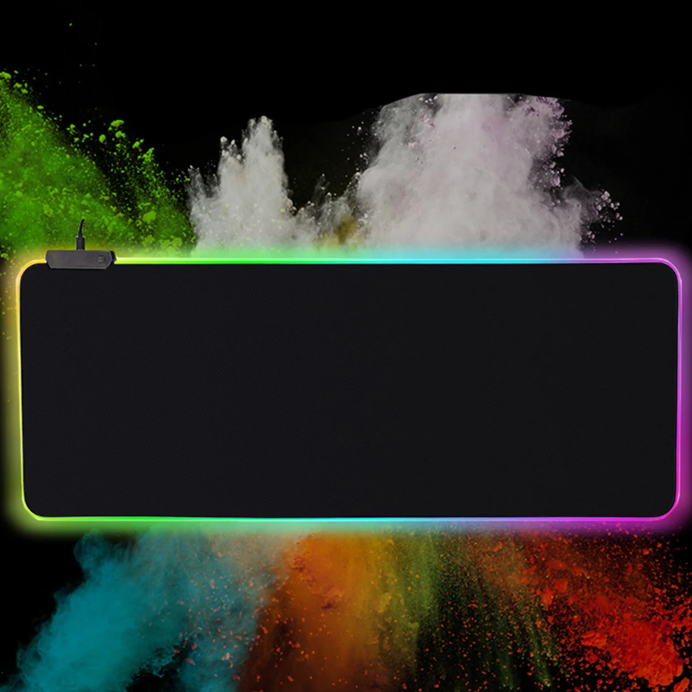

RGB Light Mouse Pad 800x300mm Ergonomic Luminous Gaming Computer Desk Mat Waterproof LED Strip Pad GlowingPad