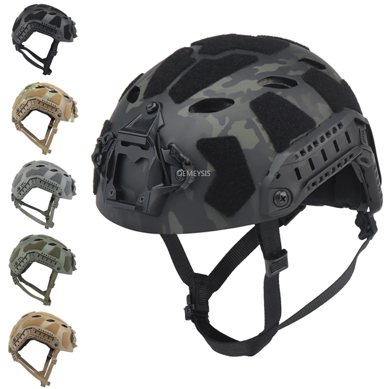 

Adjustable Tactical Helmet for Shooting Hunting Airsoft Half-Cover Paintball Head Protector CS Wargame Sports Helmets