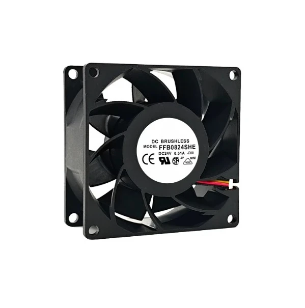 New FFB0824EHE/VHE/SHE DC24V 8038 Elevator Accessories Inverter Cooling Fan