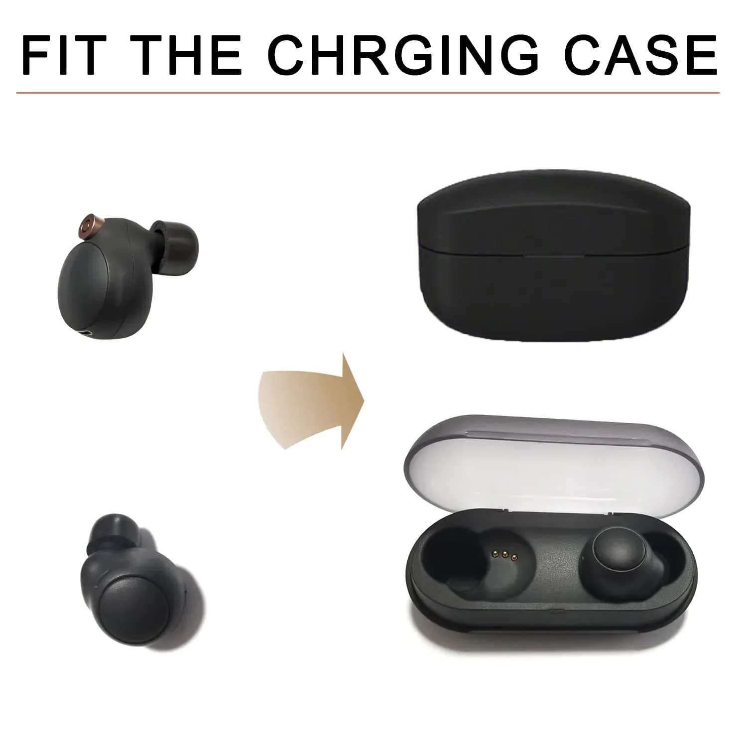 Puntas de espuma viscoelástica para auriculares Wf-1000xm3 Wf-1000xm4, almohadillas intrauditivos con reducción de ruido, reemplazo de cubiertas para los oídos