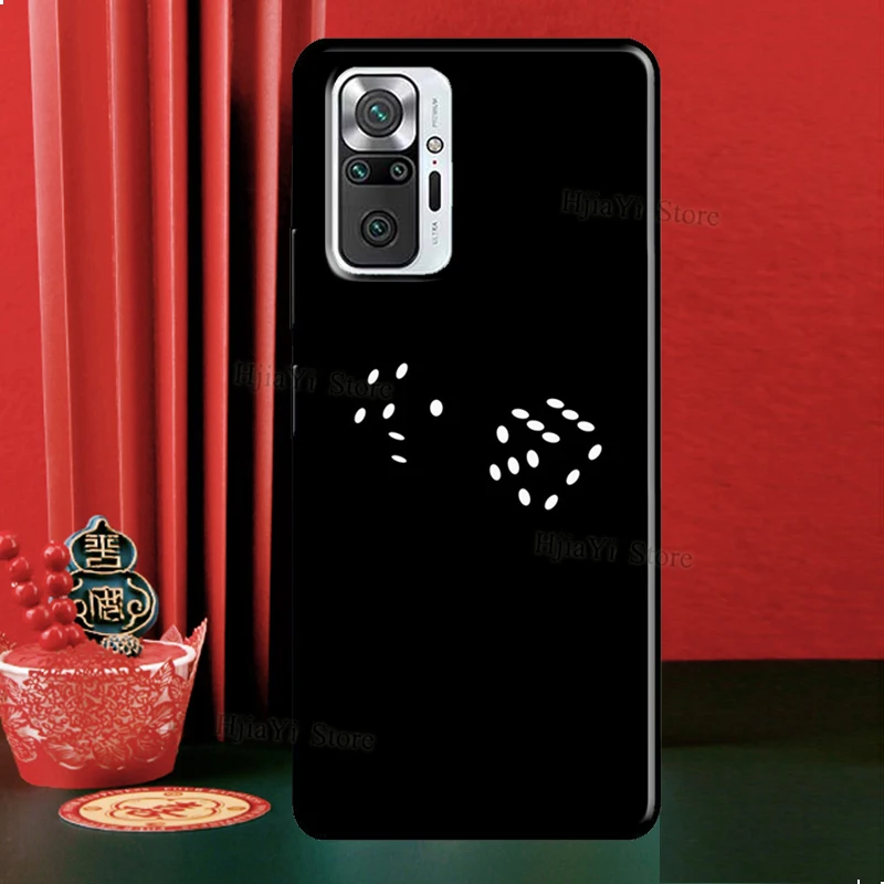 Lucky Dice Case For Xiaomi Redmi Note 12 Pro 11 9 8 10 Pro 9S 10S 11S 12S Redmi 12C 9C 10A 10C Cover