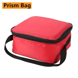 Bolsa de prisma rojo de estación Total, bolsa amarilla, instrumento de topografía y mapeo