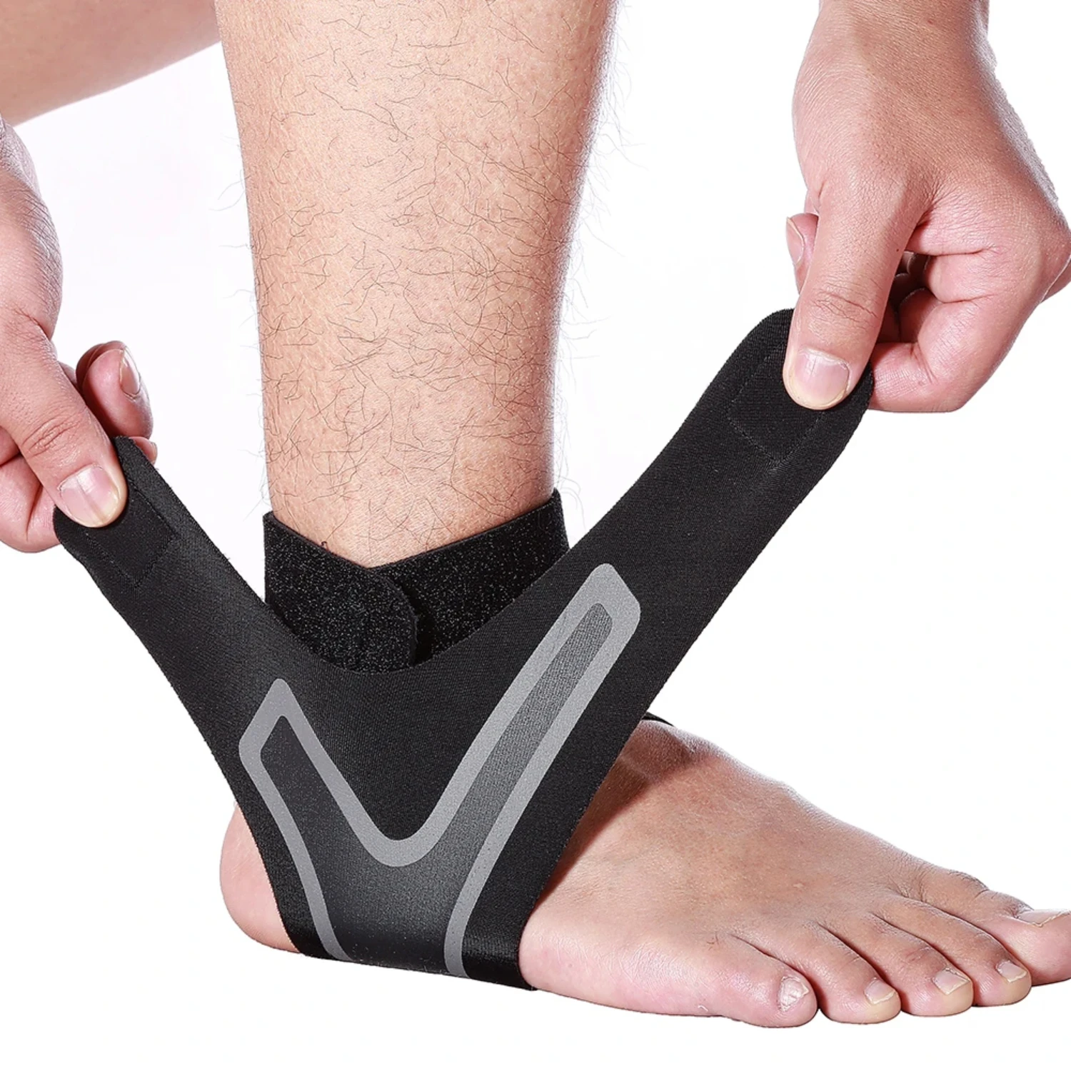 Get Maximum Comfort and Support with this Essential Orthopedic Ankle Brace - Perfect for Safety and Fitness - Protecting against