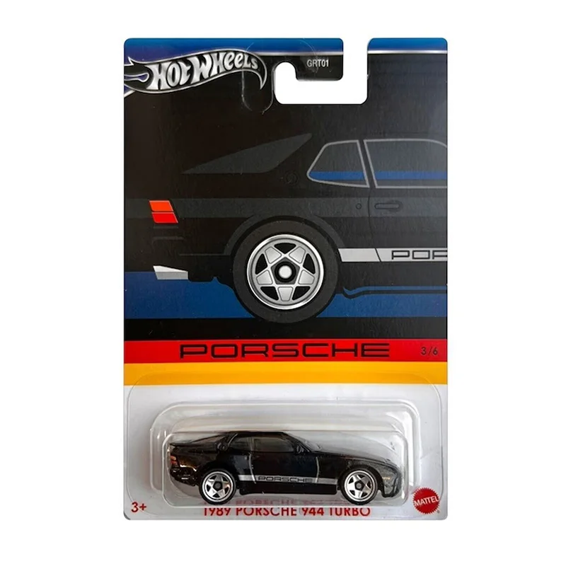 Mattel Hot Wheels Porsche Set 2024 Porsche 356 Speedster Porsche 911 944 Turbo 1/64 Diecast Model Cars Toy for Boys Gift GRT01