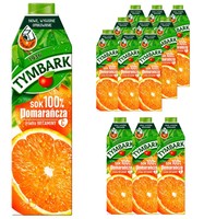 Tymbark Juice 100% Orange 1 L X12 pieces
