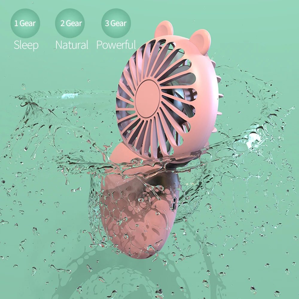 Мини-вентилятор летний ручной, с зарядкой от USB