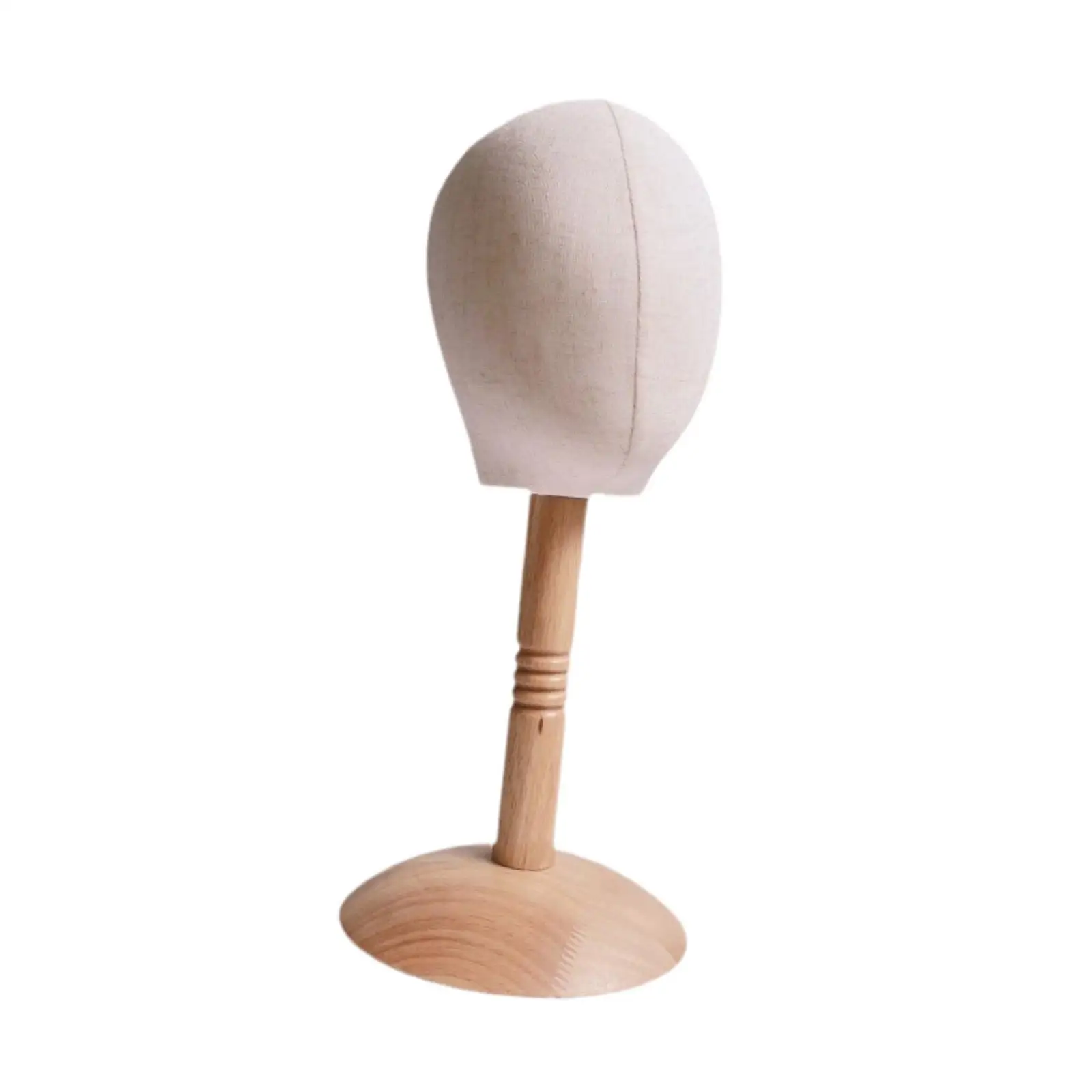 Modèle de Tête de Bébé avec Base en Bois pour Enfant, Présentoir de Chapeau pour Nourrissons, Décoration d'Halloween, Perruque de Centre Commercial