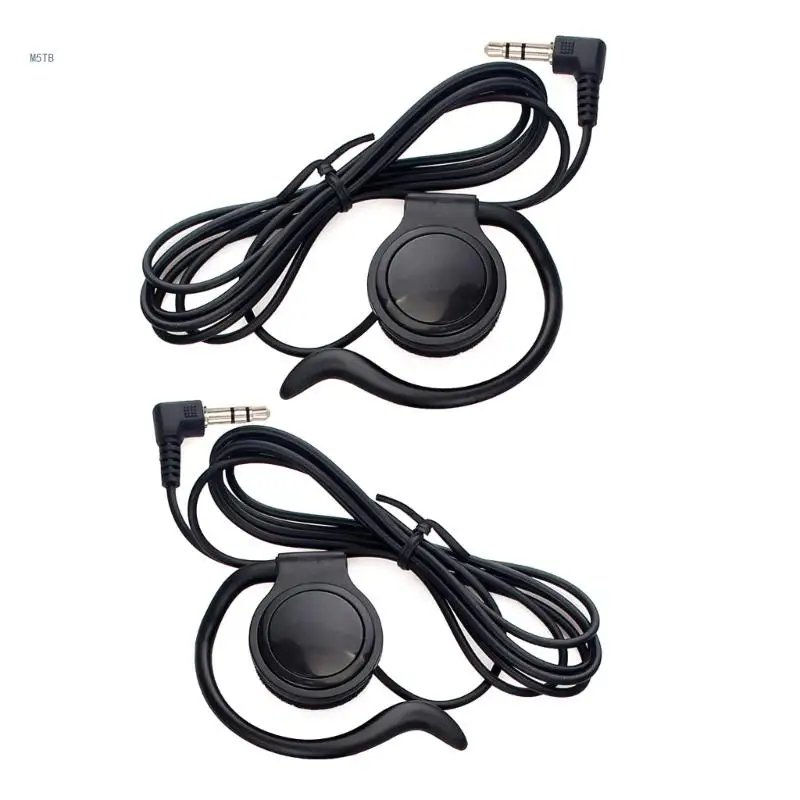 G-shape Soft Ear Hook Earpiece Headset 3.5mm Ear Hook Only Earpiece Headset for T131 TT101 TT104 TT122 Dropship