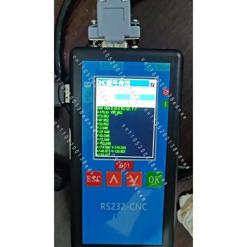 The A00 system is equipped with a U disk port DNC transmission box RS232-CNC to U disk.