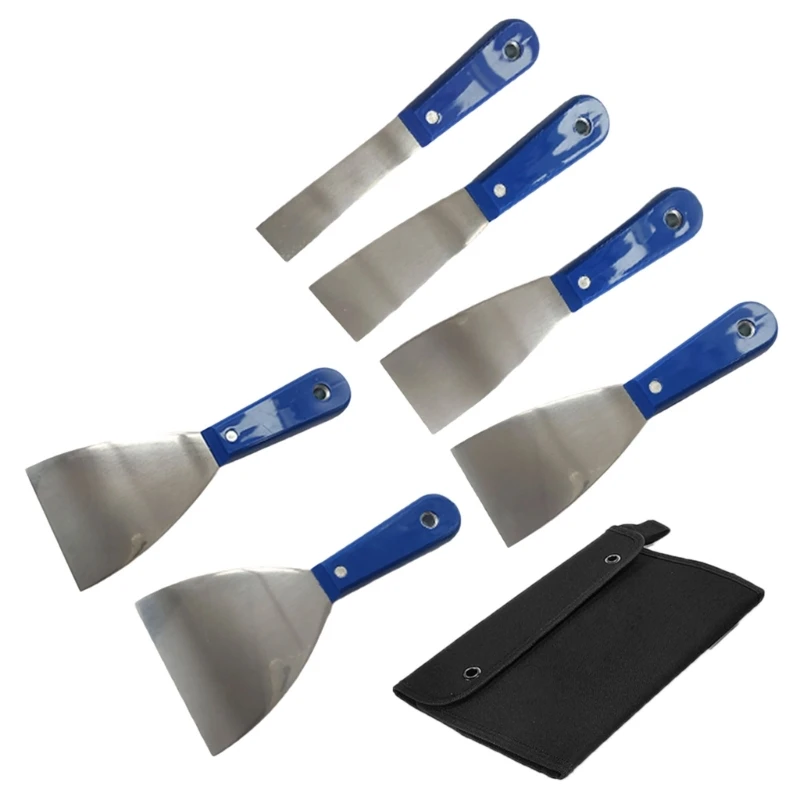 4/7PCS chuyên nghiệp Putty Cutter Paint D dụng dụng dụng cụ bằng thép không gỉ Công cụ Máy quét kim loại để loại bỏ sơn Caulk
