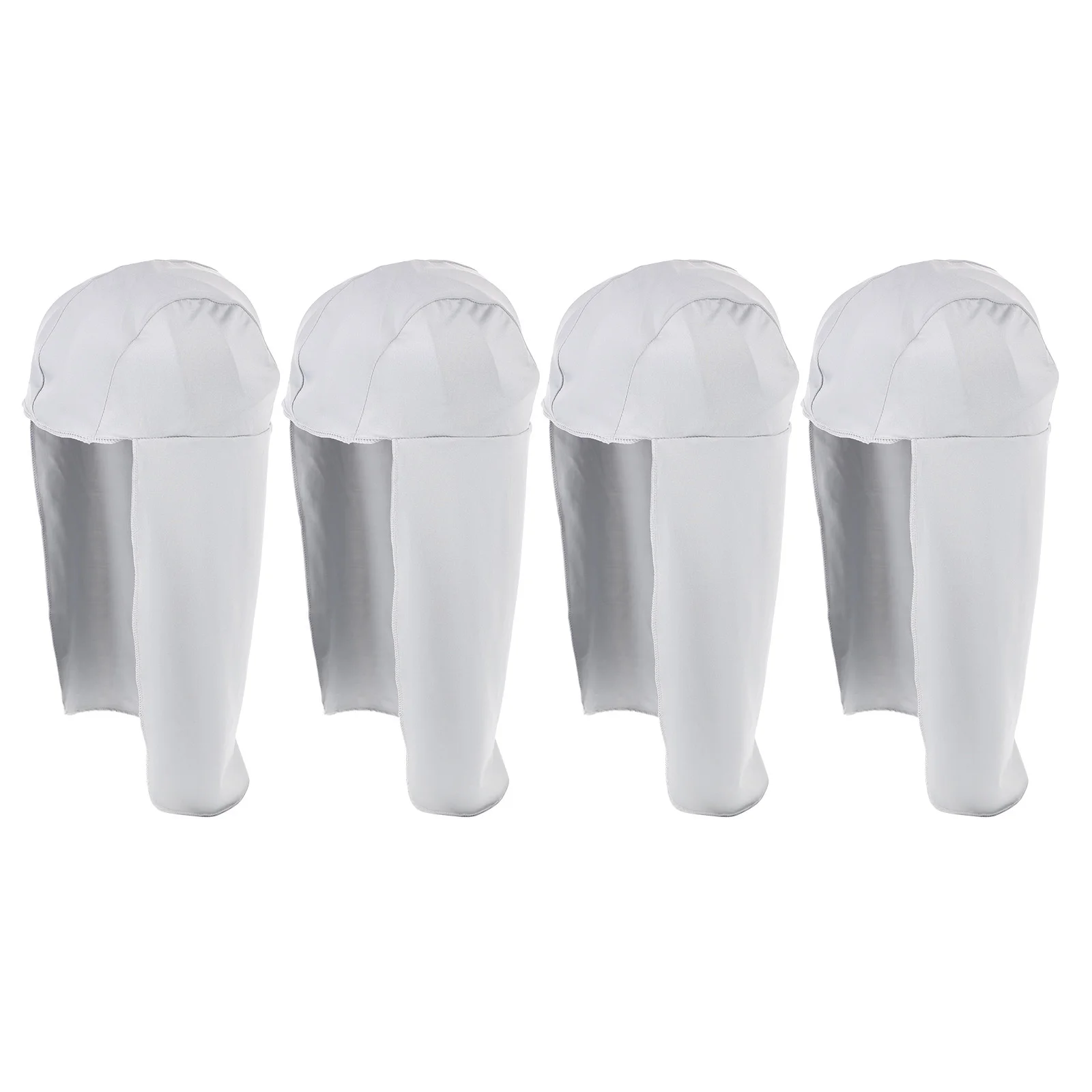 

4Pcs Cooling Cycling Caps Breathable Sun Protection Hard Hat Liner Outdoor Long Tail Wrap Wrap Hat Cycling Caps