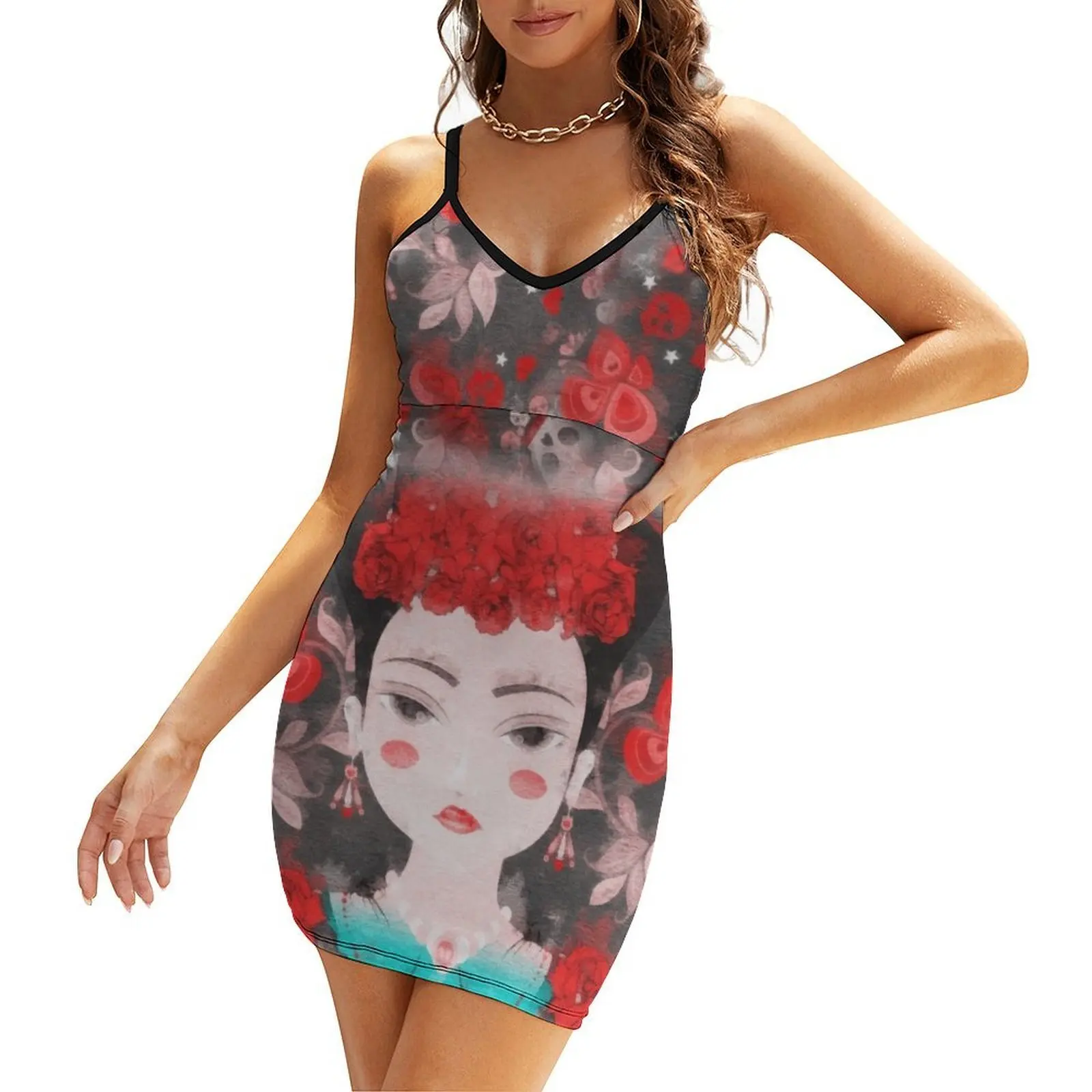 

Mexican eyes Sling Dress Dress women dresses for women 2025 party dresses women sexy short dresses daring