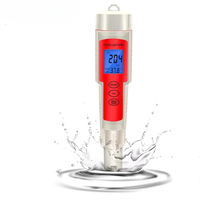 Digital 4 in 1 Temperature PH EC TDS Pen Type Waterproof LCD Display Water Quality Tester PH Meter for Aquariums
