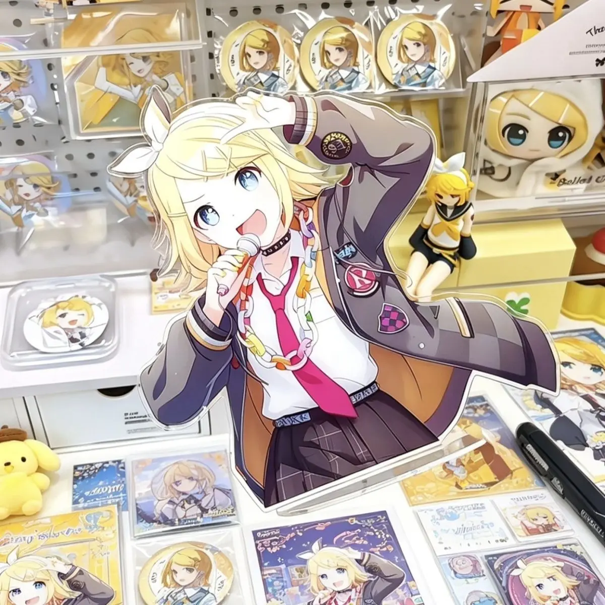 suporte-de-acrilico-fanmade-vocaloid-fanart-kagamine-rin-e-kagamine-len-display-de-mesa-kawaii-anime-presente