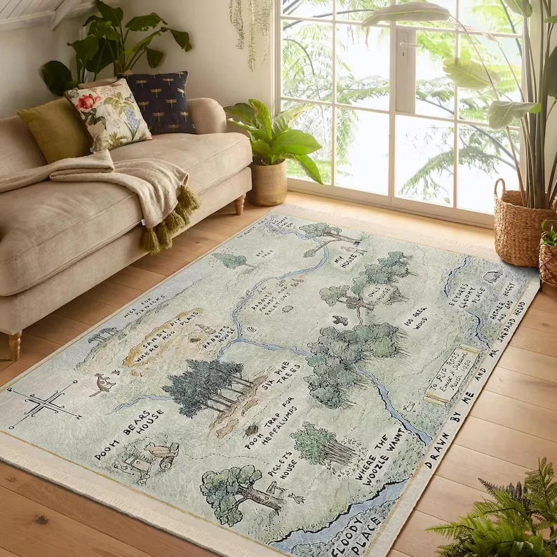 Vintage Winnie The Pooh Map Ar - Tasmota review and price