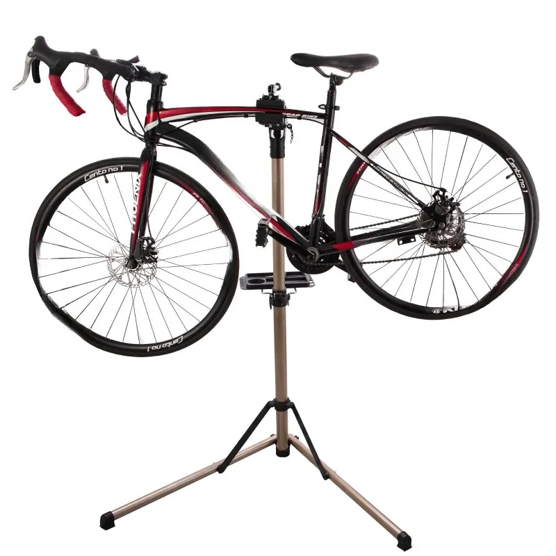 Bicycle Aluminum Alloy Repair Table Repair Rack Universal Repair Bracket Folding Model with Tool Disk Magnetic Suction