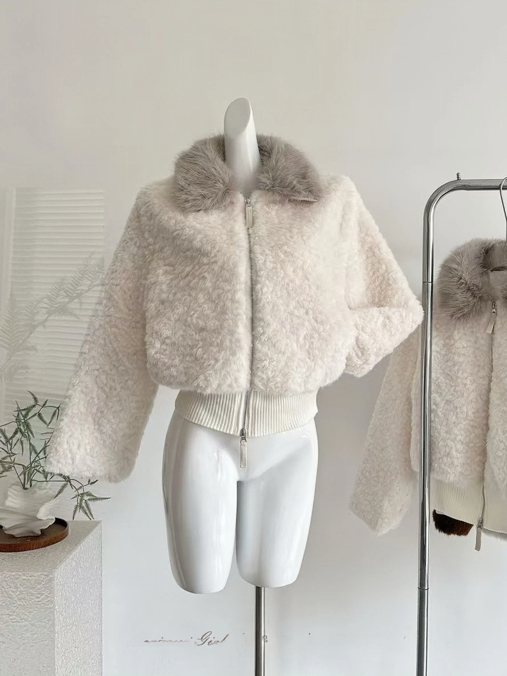 

Зимняя теплая куртка MOXI для женщин с воротником из искусственного меха, термоизоляционная верхняя одежда из полиэфирного волокна, длинная, на молнии, женская куртка