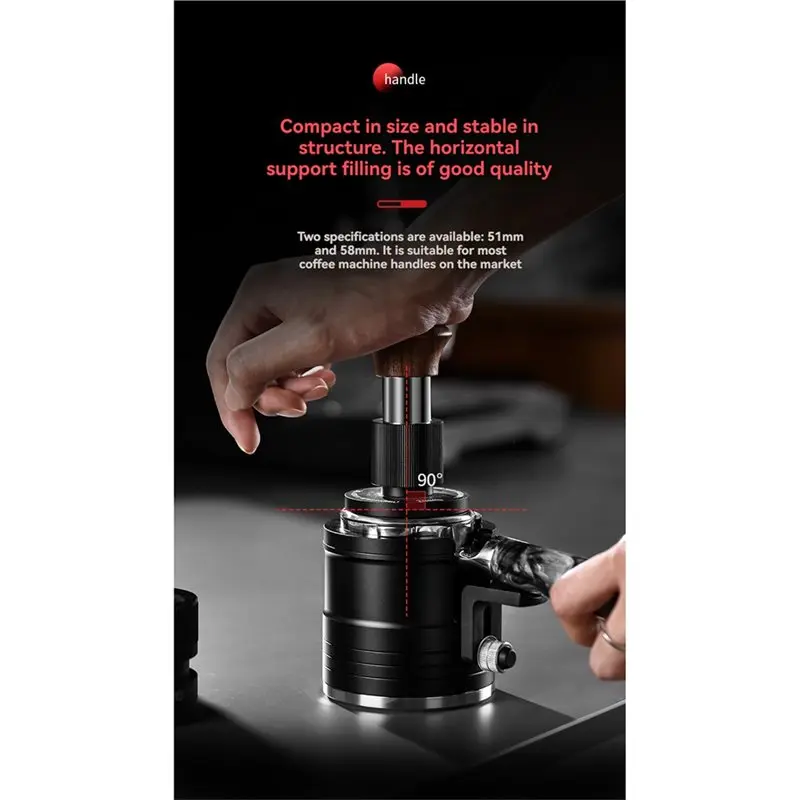X16A 2025 جديد-محطة دك اسبريسو للقهوة لحامل فلتر القهوة سبائك الألومنيوم اسبريسو العبث الوقوف لآلة القهوة