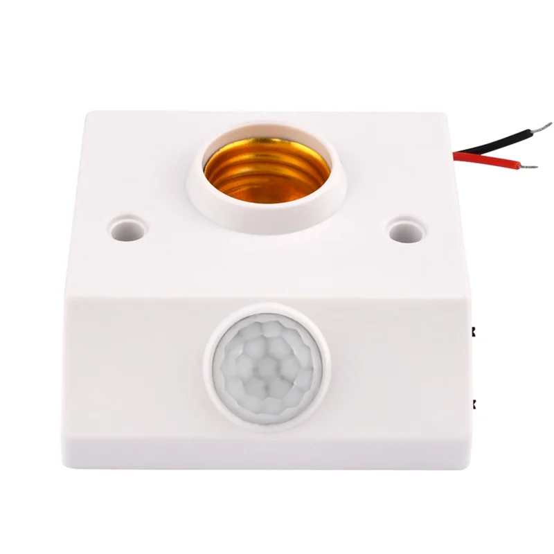 ABUL-3X E27 LED لمبة حامل PIR جسم الإنسان مستشعر الأشعة تحت الحمراء حامل مصباح 220 فولت مع تنظيم التبديل كاشف حركة قاعدة مصابيح