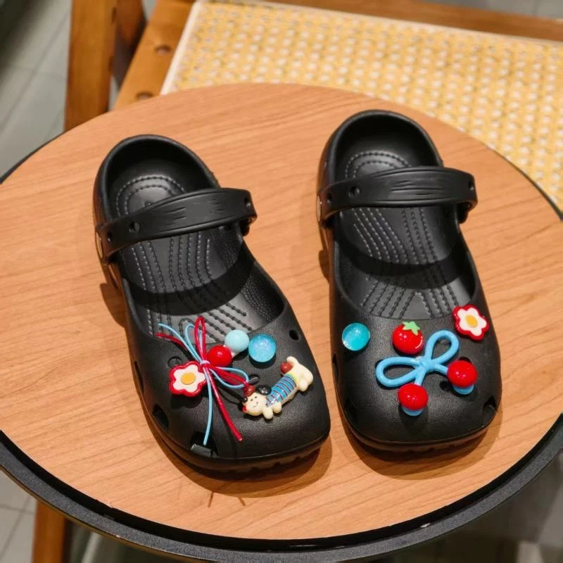 Juego de adornos para zapatos con lazo de flores rojo y azul retro, accesorios estéticos para decorar zapatos, para zuecos, sandalias, regalos para adolescentes