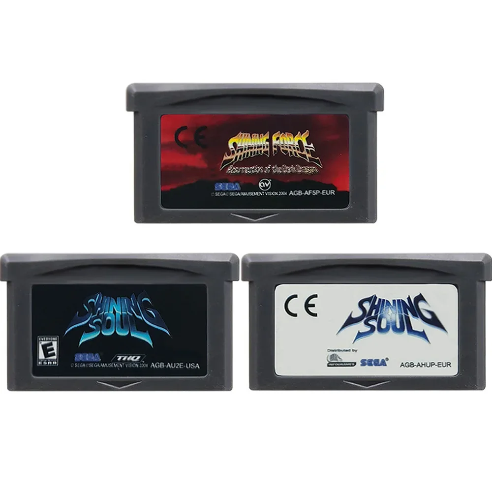 Shining Soul GBA Games Cartridge 32 Bit Video Game Console Card Shining Soul Series for Retro Fans Gift