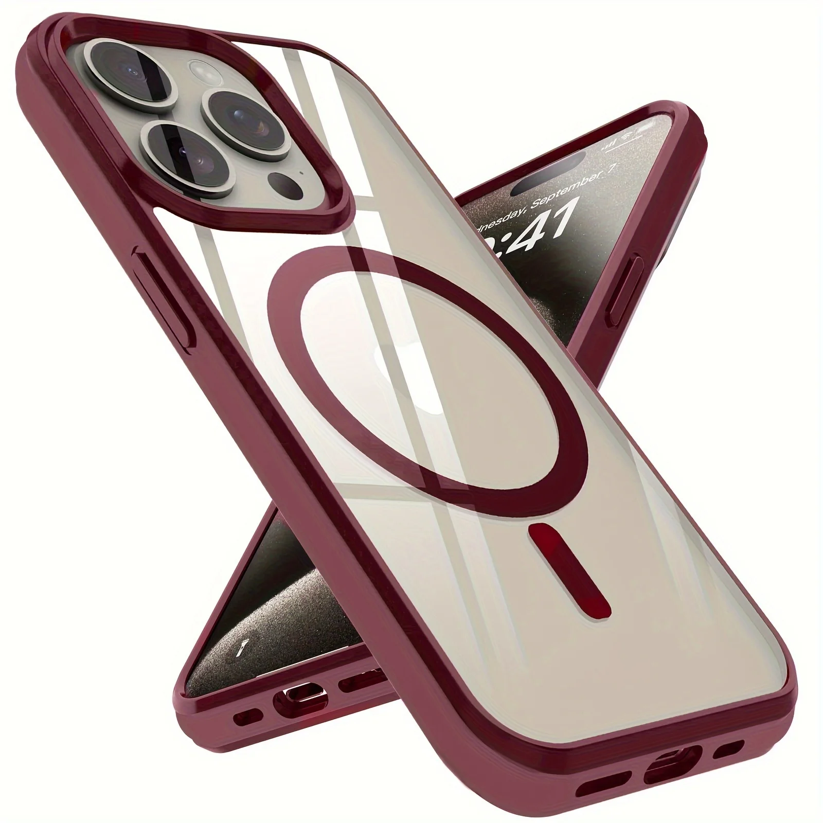 The Colorful Acrylic Shockproof Case Is Compatible with Iphone 16, 15, 14, 13, 12, 11 Pro Max, 14, 15, 16 Plus, 13，12