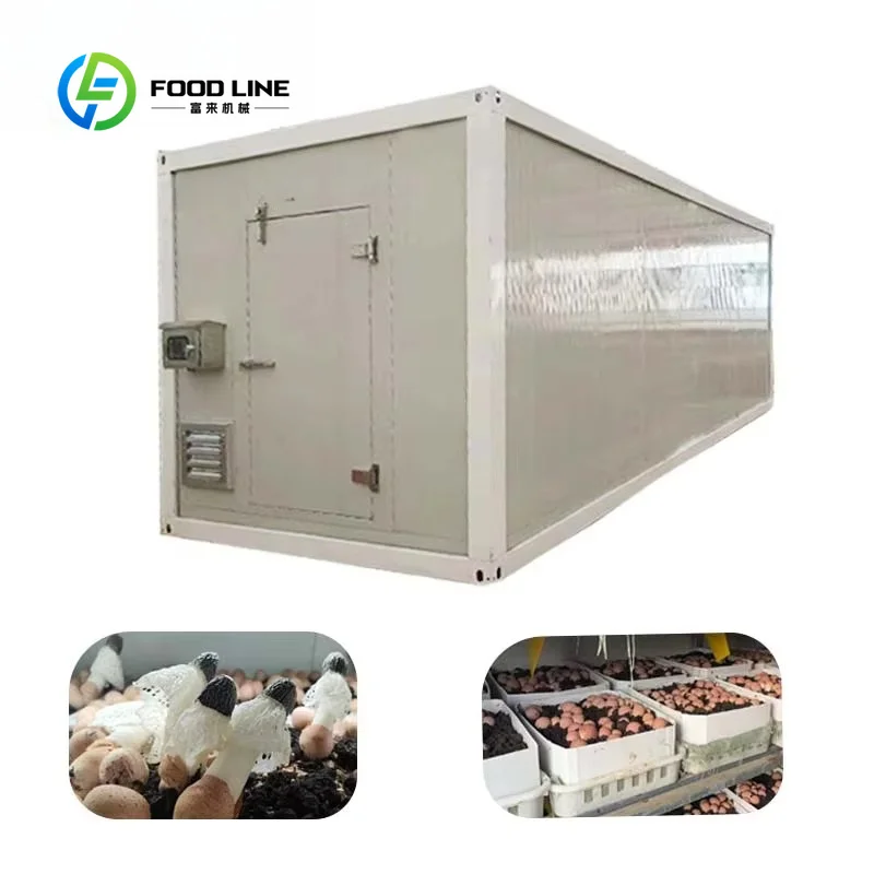 Hydroponic NFT Container Farm System Smart Controller Mushroom Planting Shipping Greenhouse Vertical Farming Equipments