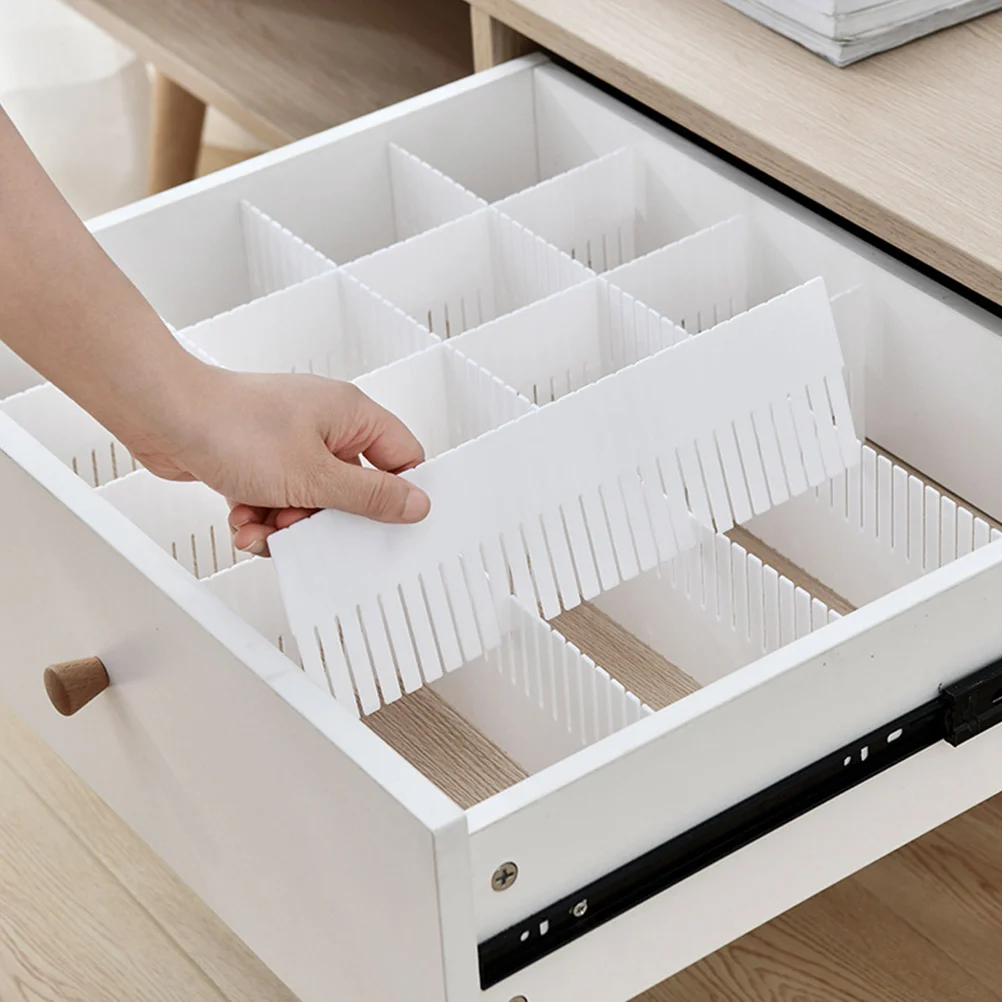 

10 Pcs Drawer Divider Separator Drawers Organizer Dividers for Adjustable Organizers Room Partition Plate