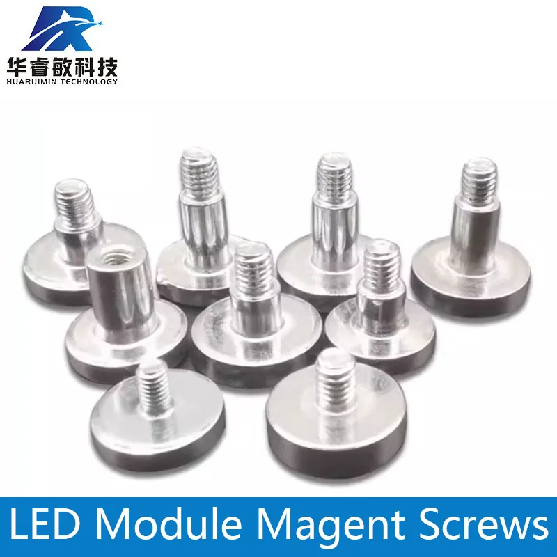 

100pcs / lot M4-1317 / M4-1313 / M3-1312 / M3-1317 / M3-1313 Magnet Screws for Outdoor /Indoor / Semi-Outdoor LED modules Panel