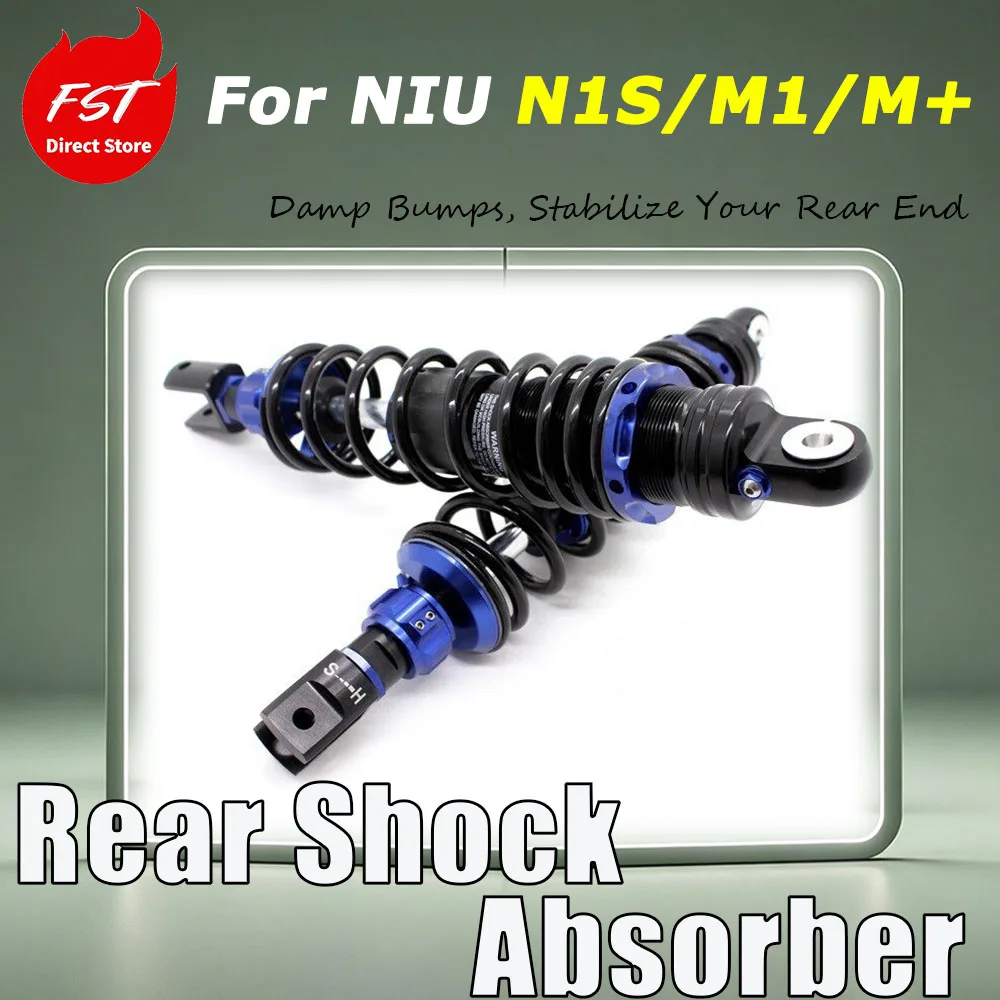For NIU N1S/M1/M+ modification accessories: No bottle-hanging preload damping adjustable rear shock absorber rear shock absorber
