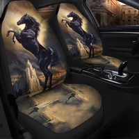 Horse Car Front Seat Covers Neigh Horse Auto Front Car Seat Covers Set of 2 Universal Fit Most Vehicle Cars Sedan Truck SUV