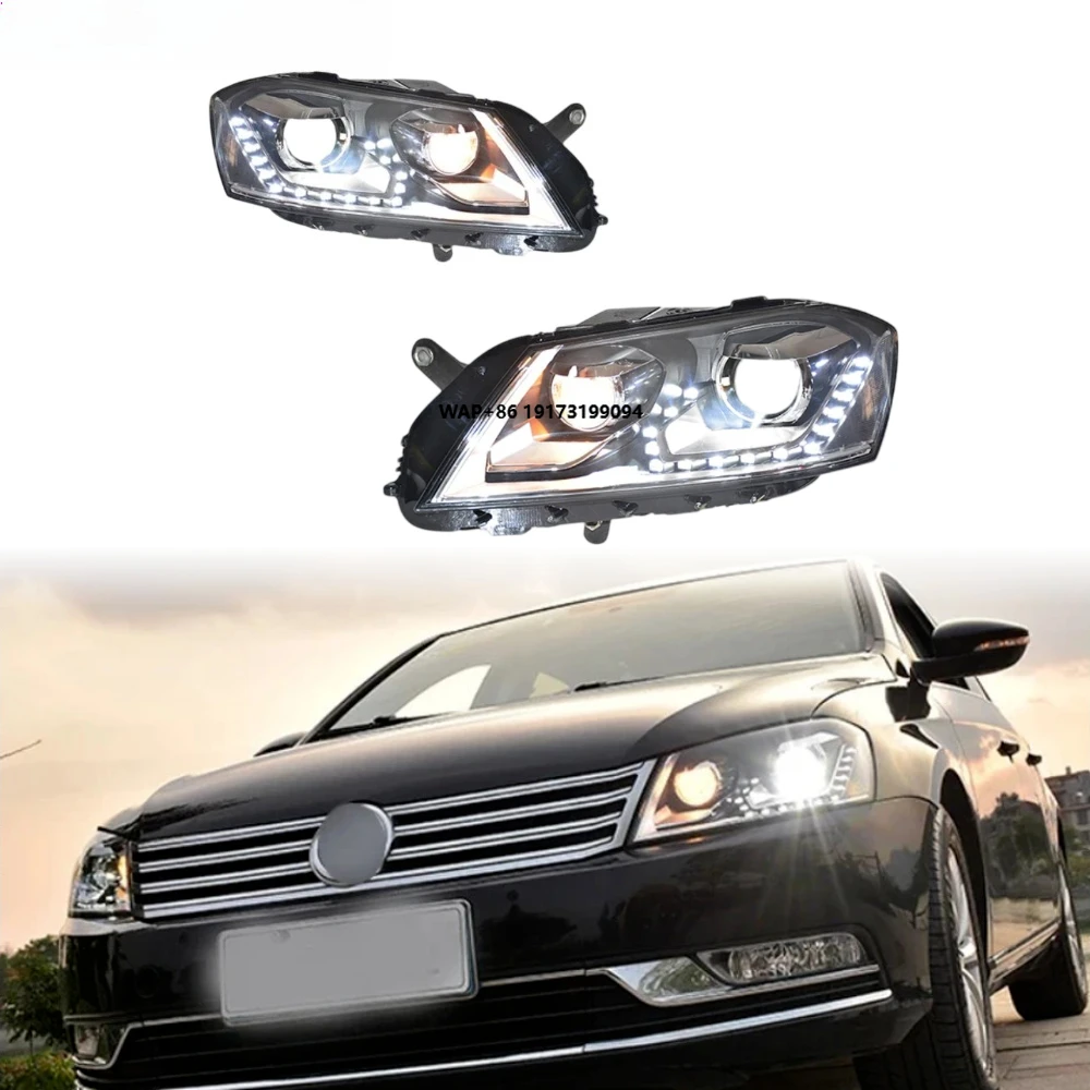 

Magotan Headlights 2012-2016 LED Lens Upgrade Front Lamp Car Accessories Hot Selling Plug and Play DRL