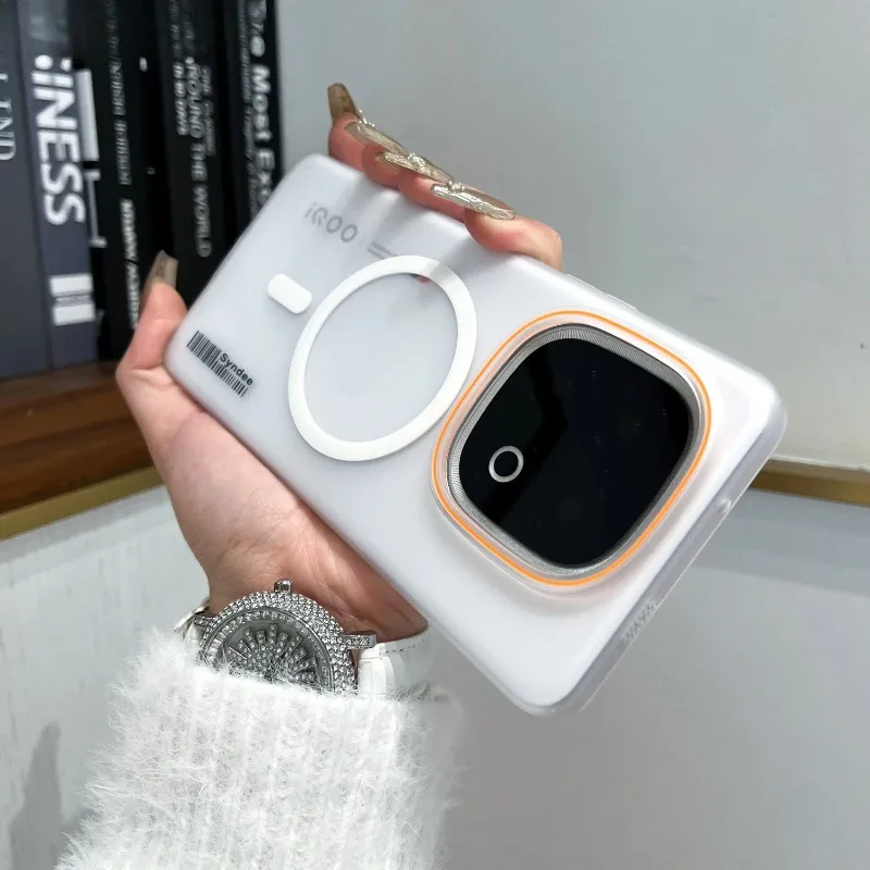 Matte Pc Case for VIVO IQOO Z10 Turbo Pro Shockproof Magnetic for Magsafe Frosted Translucent Hard Cover for IQOO Z10Turbo Plus