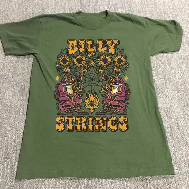 Billy Strings Tour Poster For Fan Green T Shirt
