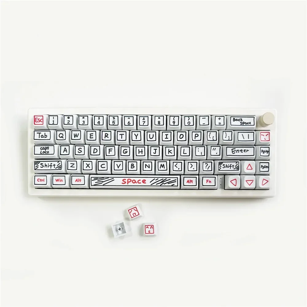 

New DIY Keycaps for Gaming Mechanical Keyboard MX Switches Keys XDA Profile Graffiti Theme Keycap PBT Dye Sublimation Customized