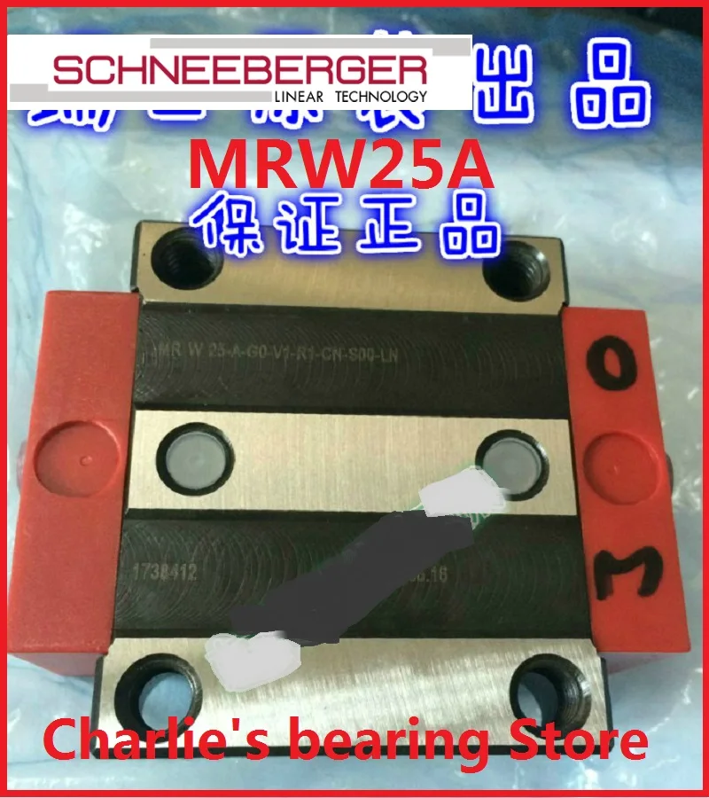 Imagem -03 - Original Genuíno Schneeberger Rolo-bloco de Monotrilho Mrw25a Mra25 1pc 100 Novo