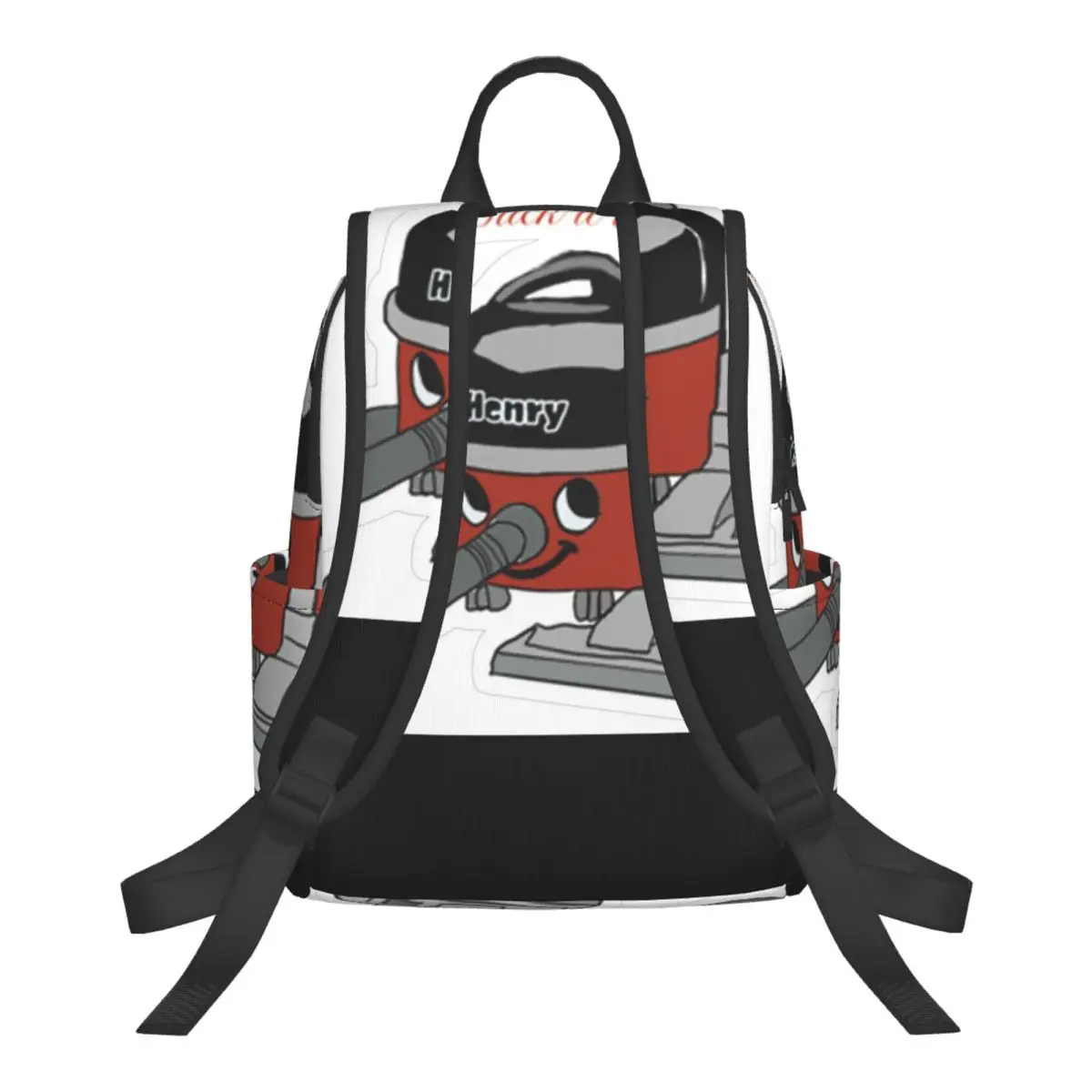 Henry Hoover Suck It Up Sticker Student Backpack School Bag Hiking Travel Daypack for Men Women Bookbag Shoulder Bags