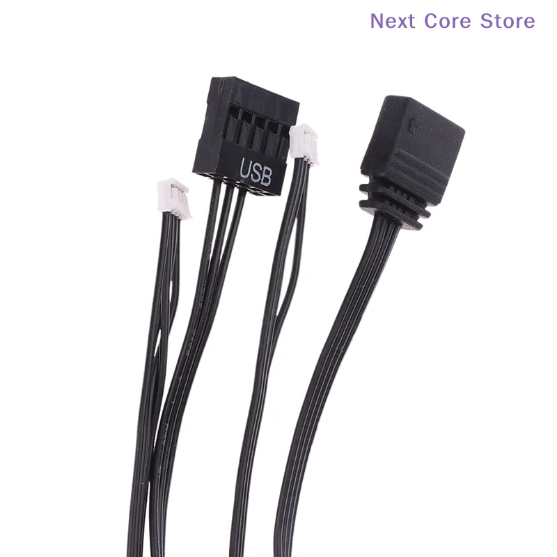 [NC]2 PCS Black Ryzen Wraith Prism Wraith Max Fan RGB Light Motherboard Control Sync Cable[NC]