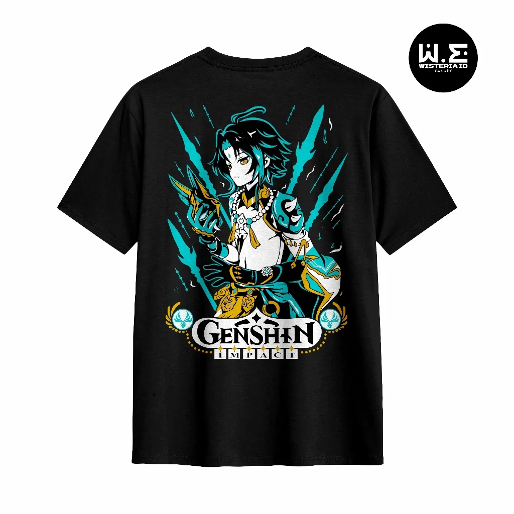 Kaos Varied Character Lore Genshin Impact 02E Baju Anime Jepang Katun 24s Tshirt Anime Manga Premium