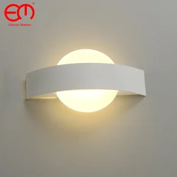 Luz LED de pared para interiores, lámpara de decoración para cocina, comedor, balcón, pasillo, AC220V de hierro y acrílico, 4W