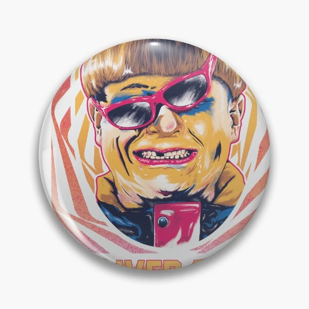 Oliver Tree - Ugly is beautiful Pin Holographic Star Heart Pin Brooches Laminated Button Fashion Accessory