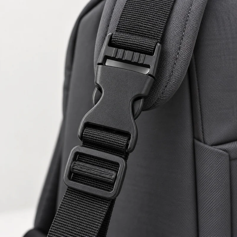 5/10Sets 20/25/32/38mm Quick Side Release Plastic Buckle with Tri-glide Slide Clip for Bag Strap Closure Adjust Replacement Hook