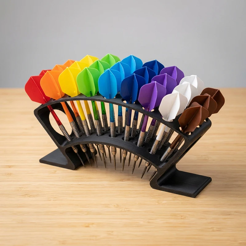 

Новая подставка для дротиков на 27 слотов: вместительный органайзер для дротиков, идеально подходит для домашнего бара и декора игровой комнаты в греческом стиле.