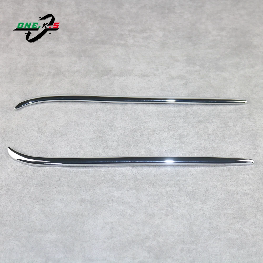 لهوندا Goldwing GL1800 2001 ~ 2011 دراجة نارية كروم هدية ABS البلاستيك الكروم الديكور الجبهة العلوي رئيس ديكور #2