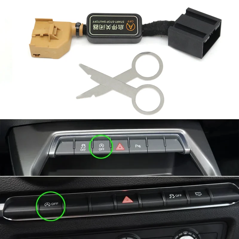For  A3 8V 8Y 2008-2021 Car Automatic Stop Start System Off Closer Canceller Device Control Plug Cable