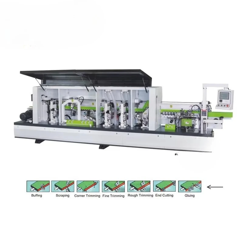 Machine Edgebander Fully Automatic Wood Bending Machine Escuadradora Sicar Edgebanding Kdt Edge Banding