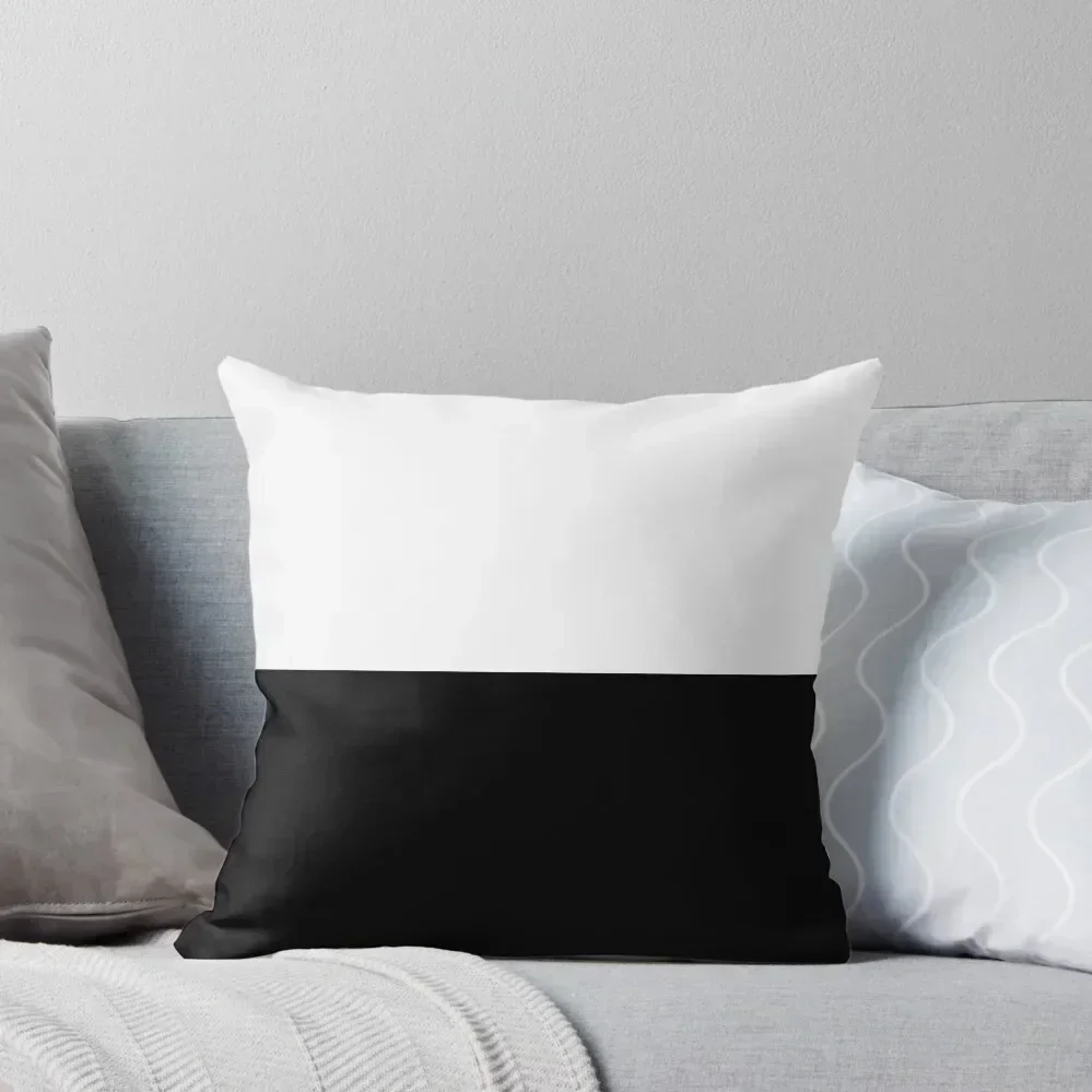 

Horizontal half white and black Throw Pillow pillow cover christmas autumn pillowcase Sofa Cushion Elastic Cover For Sofa pillow